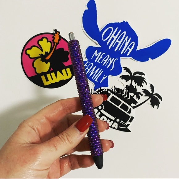 Custom made rhinestone pens - CHOOSE YOUR COLOUR! - Picture 1 of 6